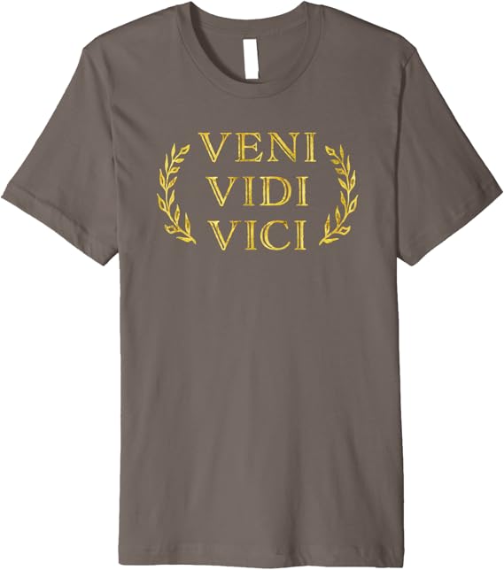 Veni Vidi Vici Victory TShirt Clothing